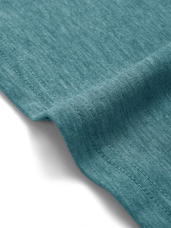 Women's Ruffle Sleeve Tops Summer Casual Blouse Crew Neck Solid Cute Tunic Shirt