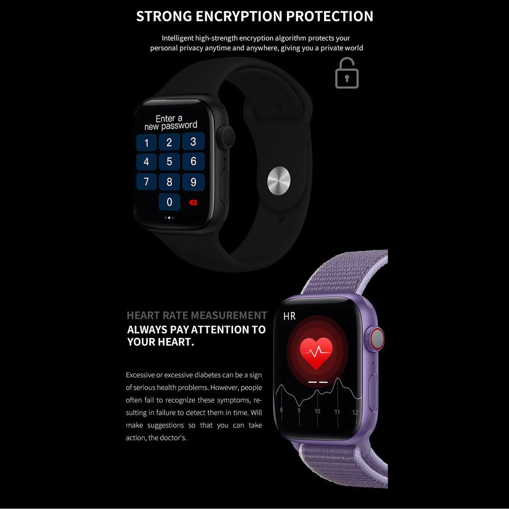 Wearfit HW18 Smart Watch 1.6 HD Full Screen Bluetooth Call Sport Fitness Smartwatch