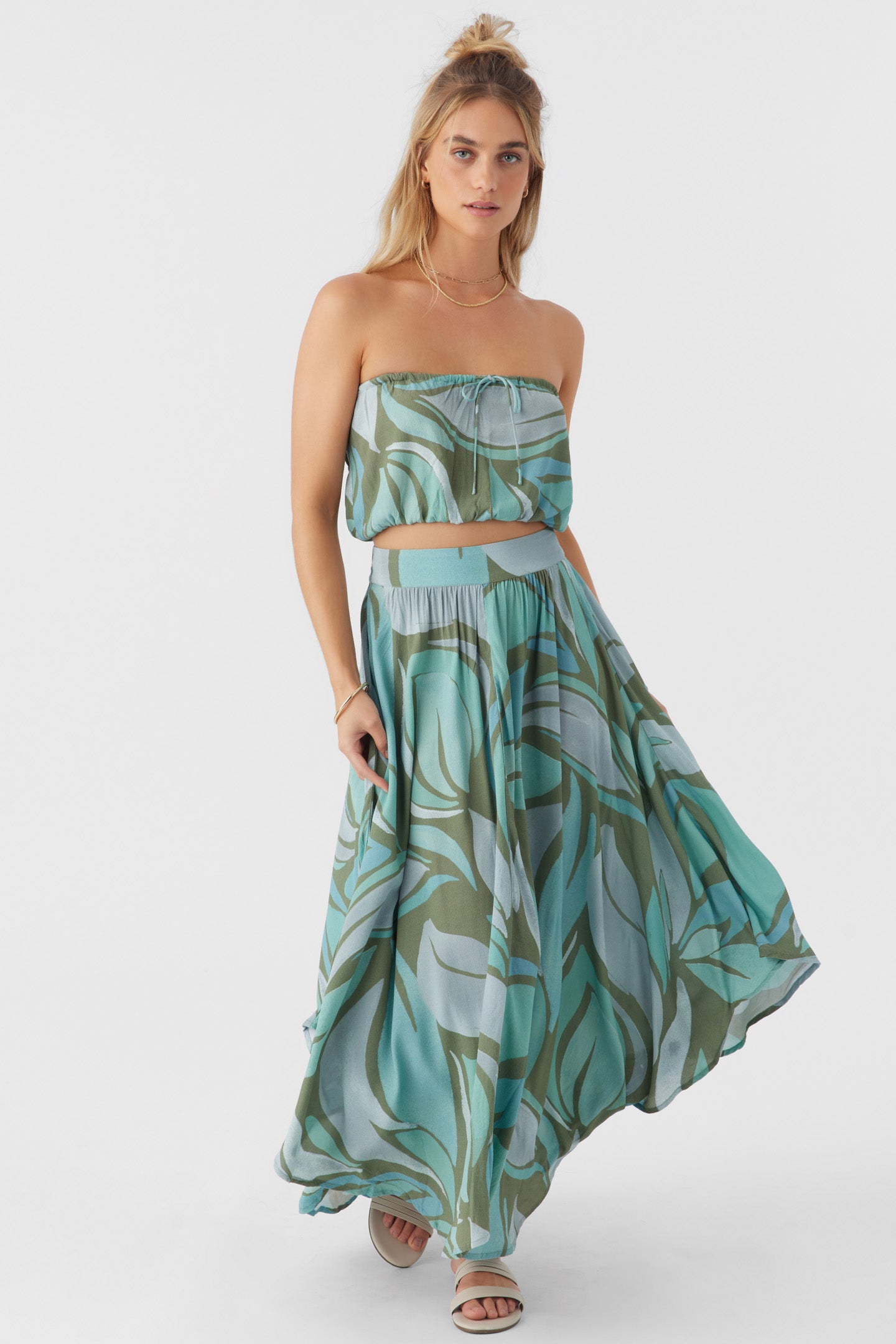 LORETTA PRINT MAXI SKIRT