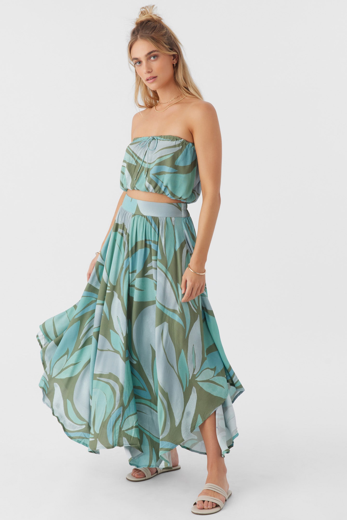 LORETTA PRINT MAXI SKIRT