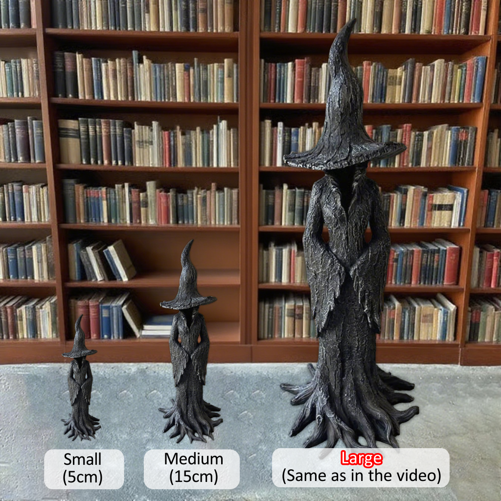 🔥$9.99 Hot Sale Today Only 🧙‍♀️Hand-Painted Enchanting Witch Statue: The Guardian of Your Home (✨Same as in the video)