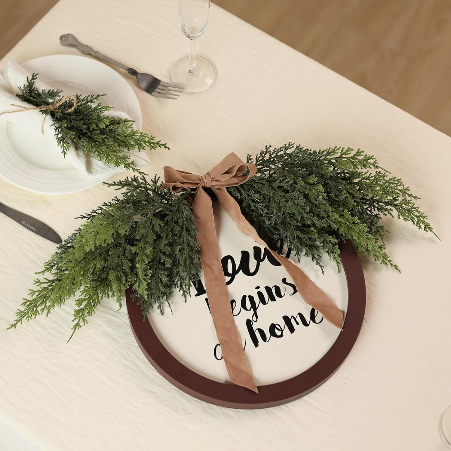 🔥Each $3.49 On Sale Today Only🎄Artificial Real Touch Christmas Cedar Branches