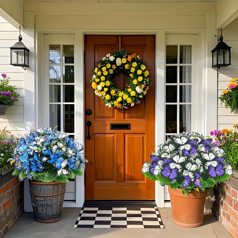 🔥Each $2.99 On Sale Today Only🦋Artificial Butterfly Flowers- UV resistant, Waterproof, Windproof