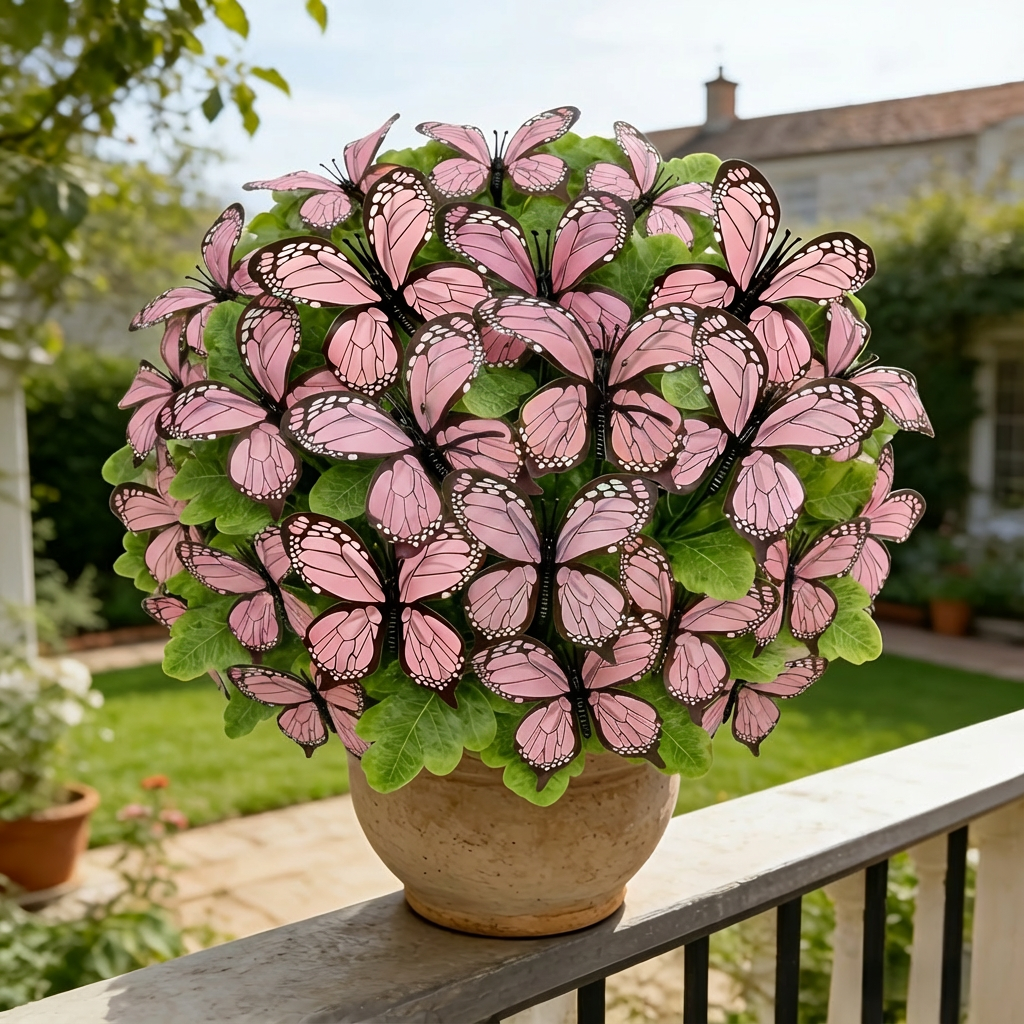 🔥Each $2.99 On Sale Today Only🦋Artificial Butterfly Flowers- UV resistant, Waterproof, Windproof