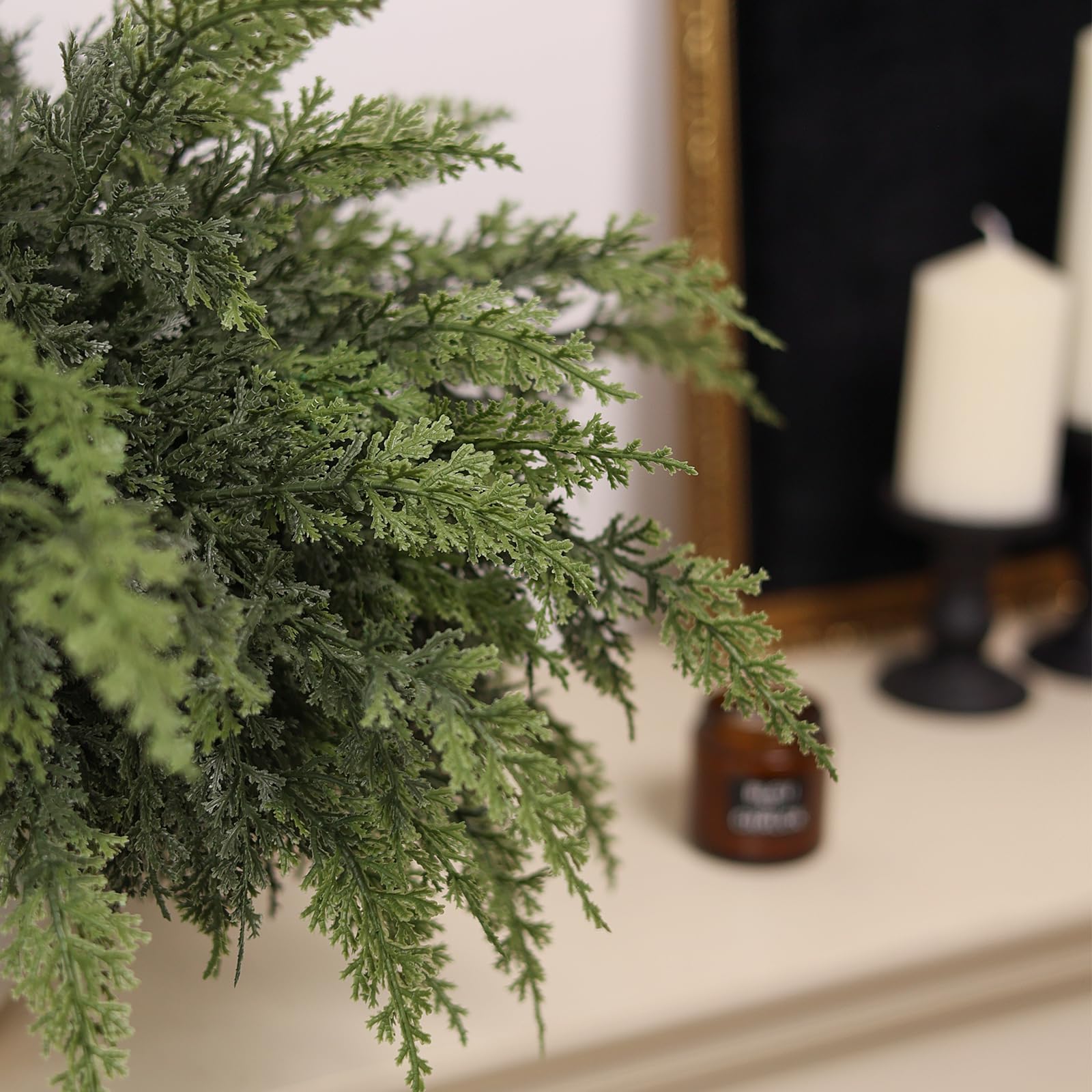 🔥Each $3.49 On Sale Today Only🎄Artificial Real Touch Christmas Cedar Branches