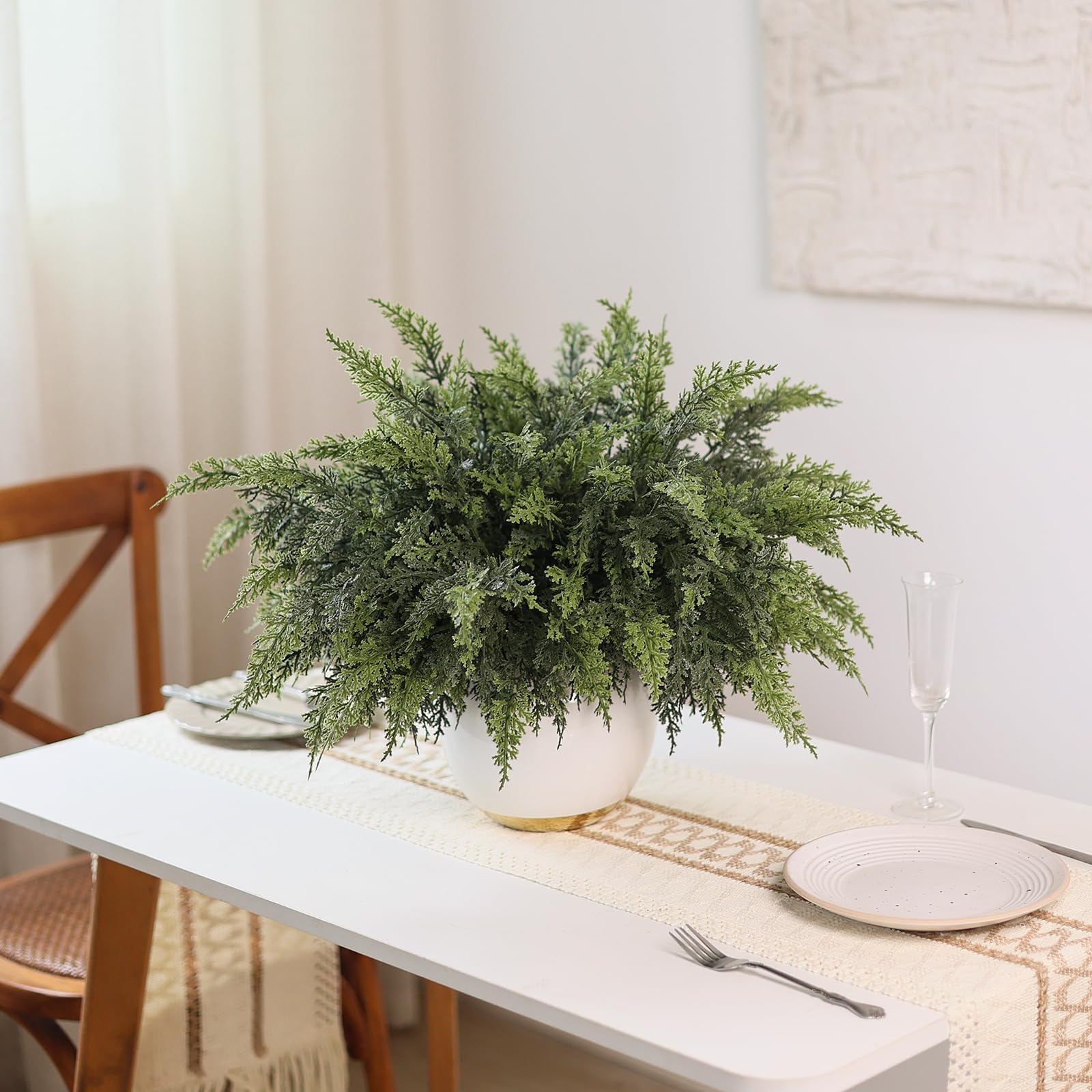 🔥Each $3.49 On Sale Today Only🎄Artificial Real Touch Christmas Cedar Branches