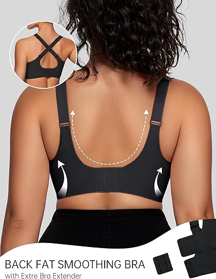 🔥Womens Wireless Bras V Mesh Comfortable Bralette Supportive