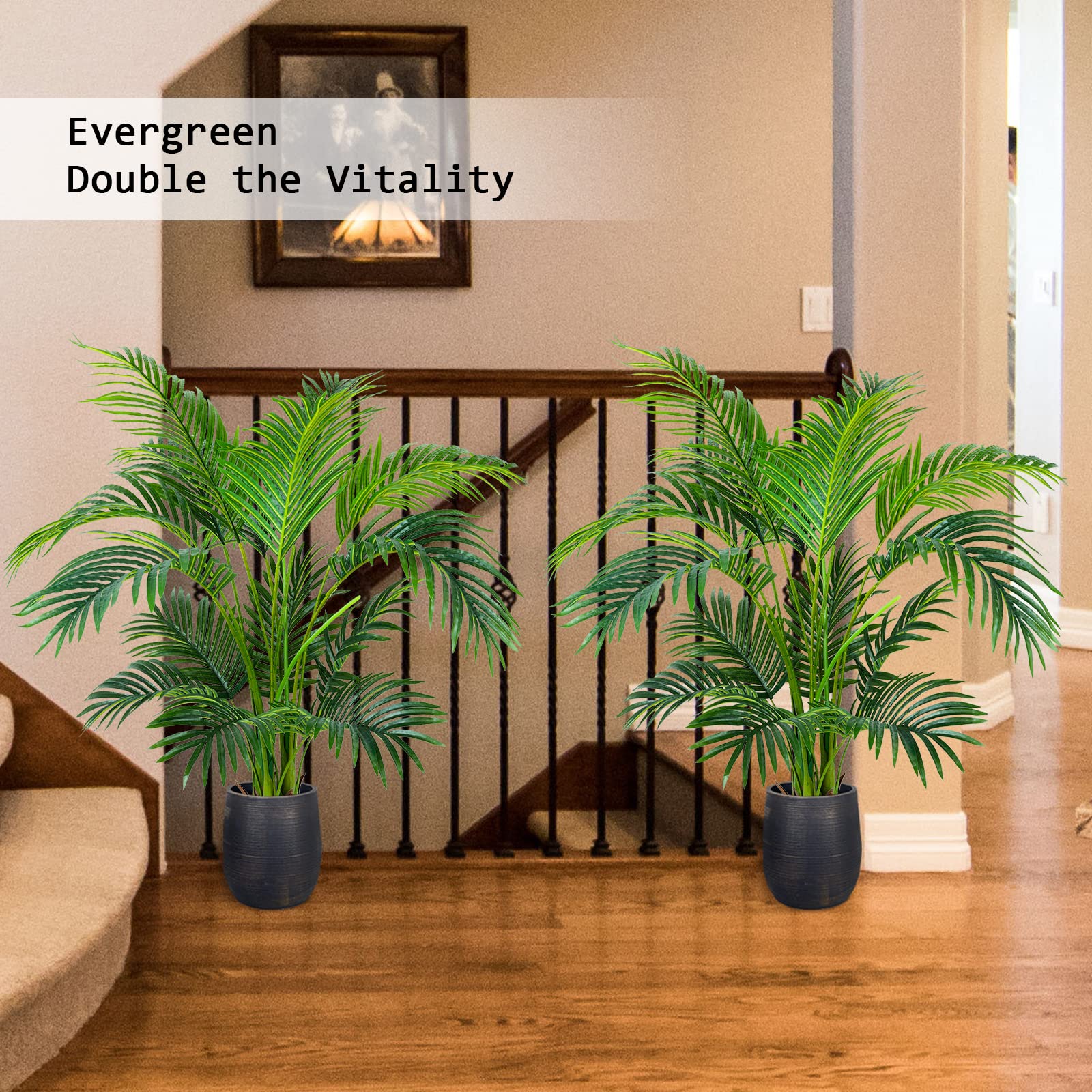 🔥$6.66 Today Only--UV Resistant Lifelike Large Artificial Areca Palm