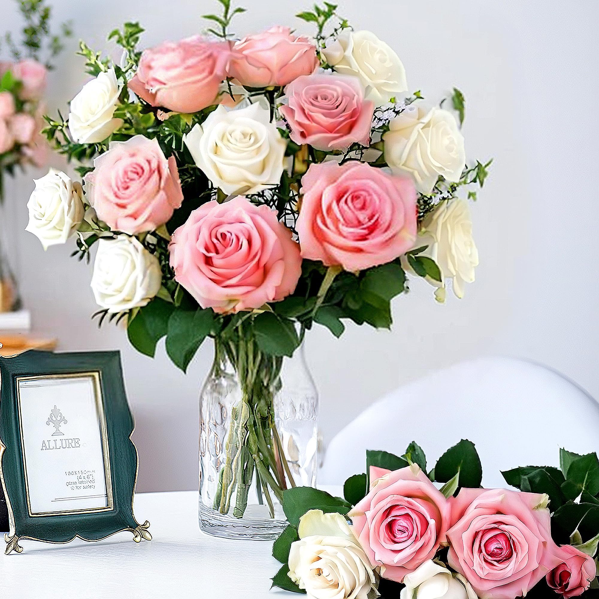 Realistic Artificial Long Stem Rose