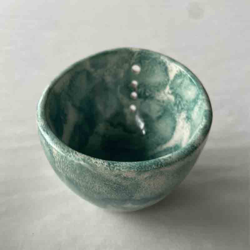 Handmade Pottery Herb Stripper