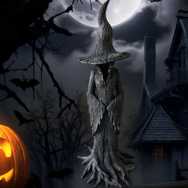 🔥LAST DAY 49% OFF - 🧙‍♀️💫Hand-Painted Enchanting Witch Statue: The Guardian of Your Home (✨Same as in the video)