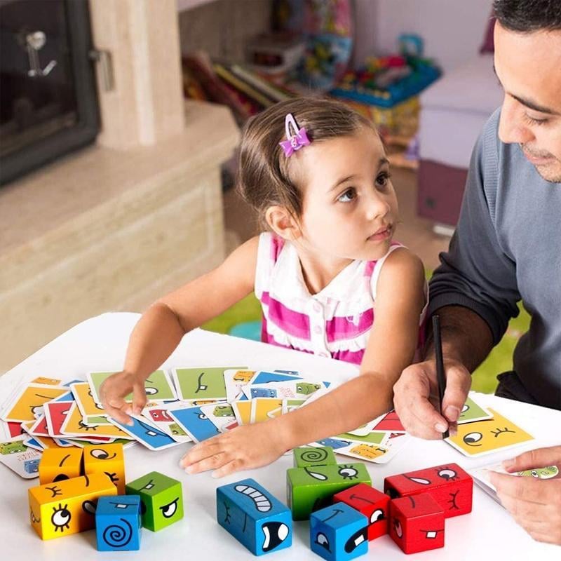 🎉Last Day Promotion 49% OFF🎁Handmade Wooden 3D Puzzle Face-Changing Magic Cube 