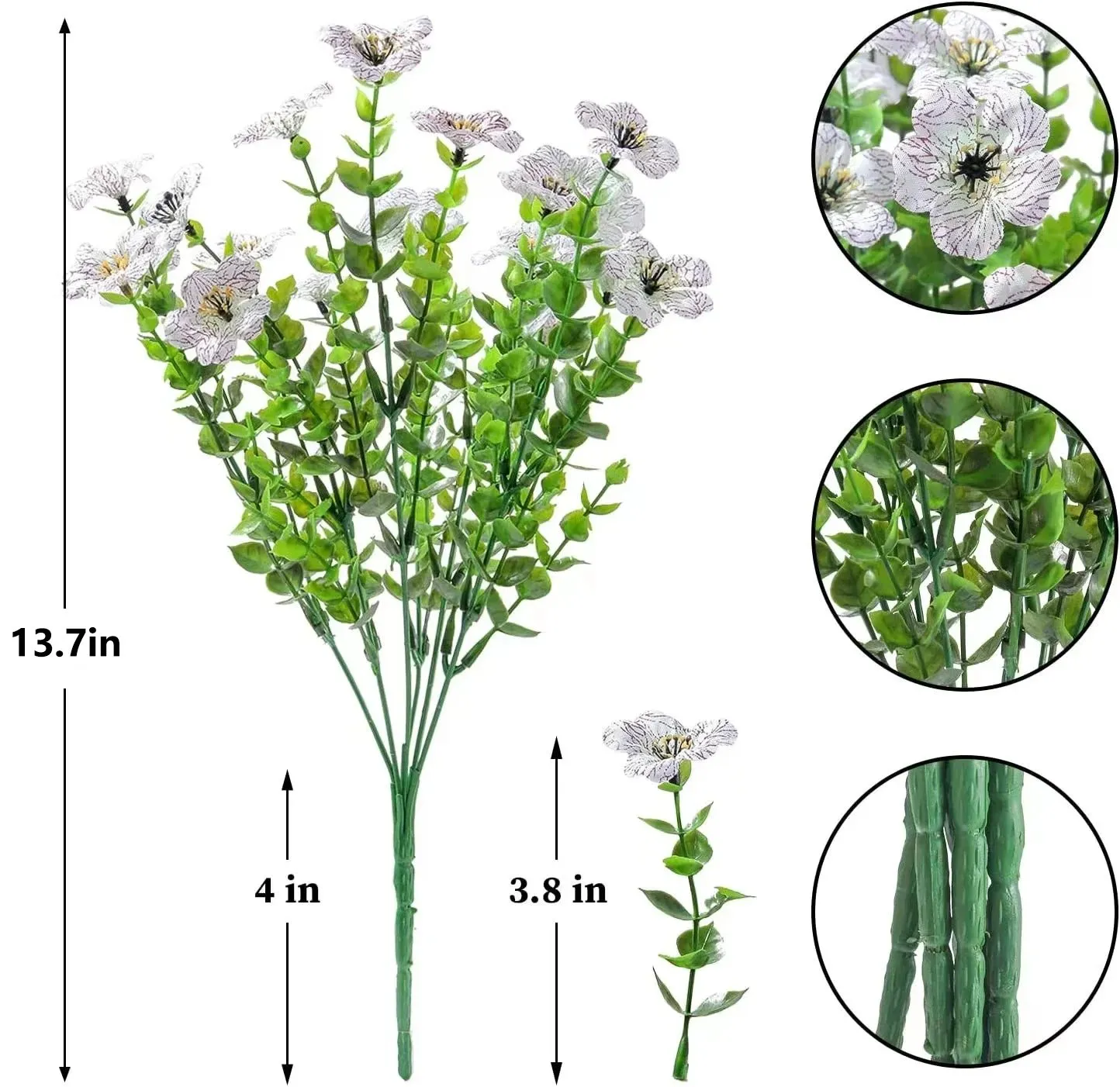 🔥$9.97 On Sale Today Only 🌺Rainproof Lifelike Artificial Flowers With UV-Shield Coating💐