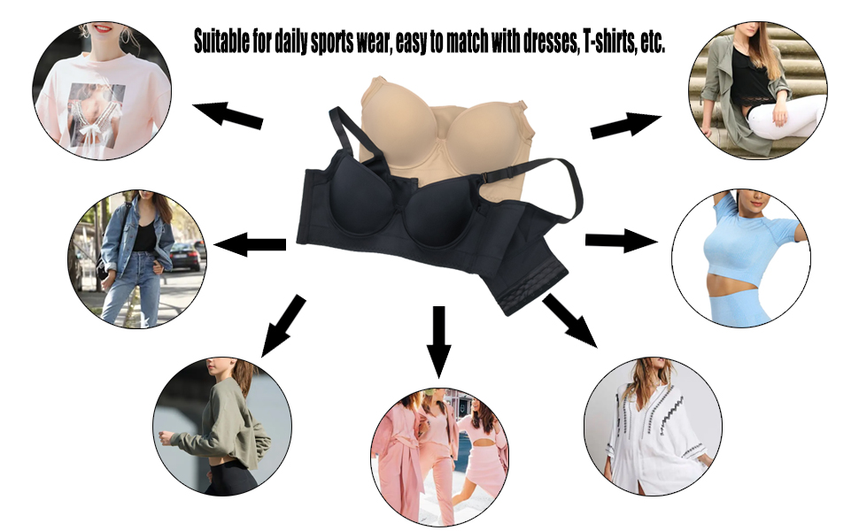 🔥BUY 1 GET 1 FREE(Add 2 Pcs To Cart)🔥Perfect 4-in-1: Push Up Bra,Shapewear,Hide Back Fat & Full Back Coverage