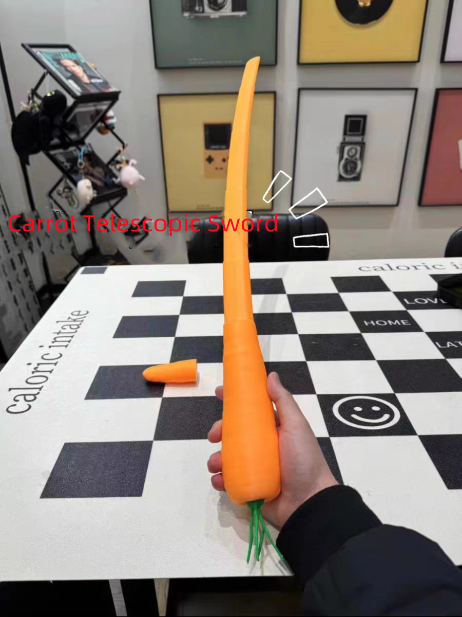 3D Carrot Telescopic Sword