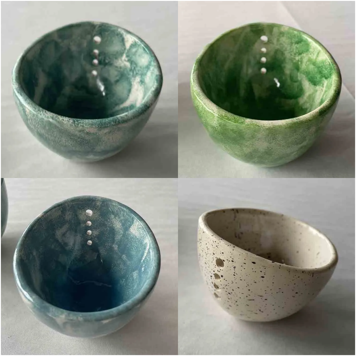 Handmade Pottery Herb Stripper