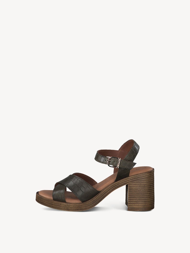 Leather Heeled sandal W28022