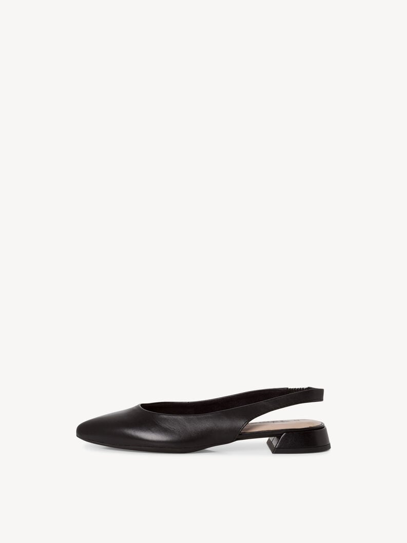 Leather sling pumps W29501