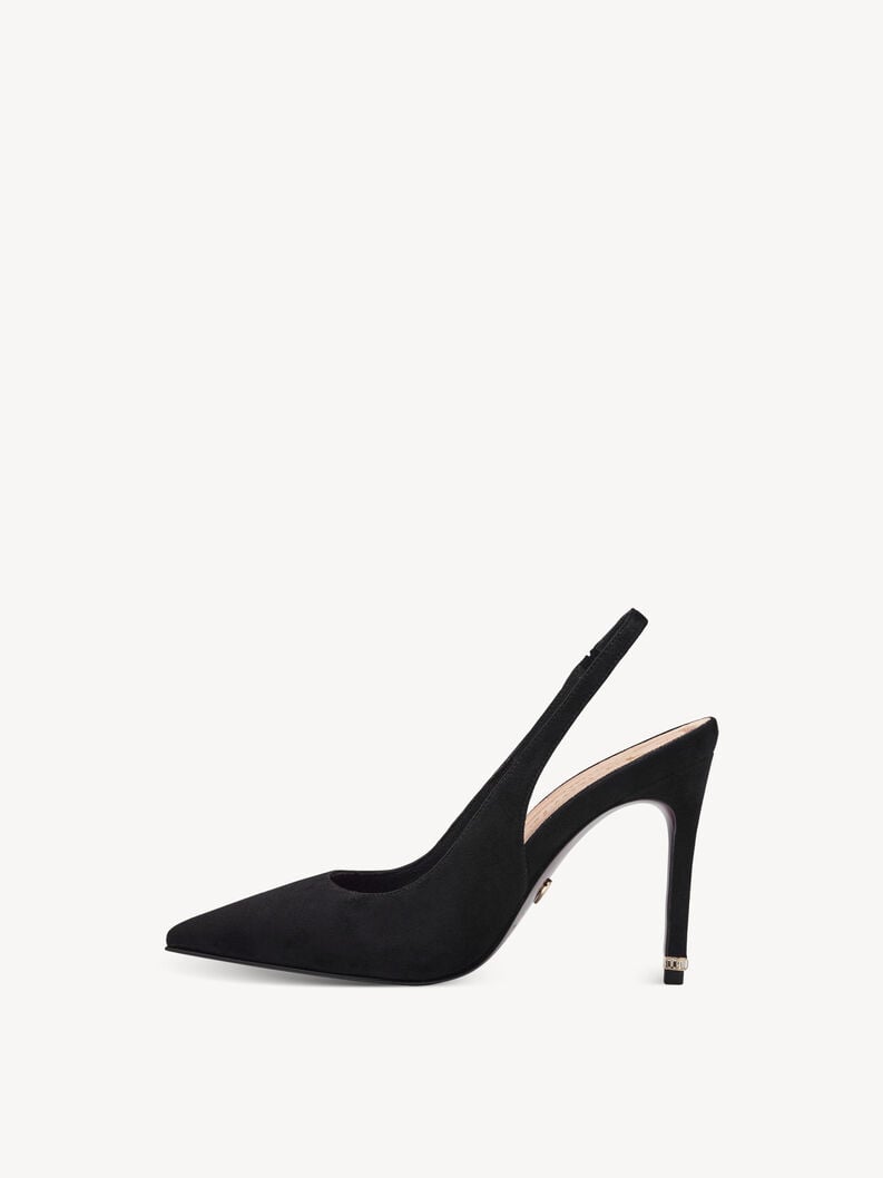 Leather sling pumps W29607