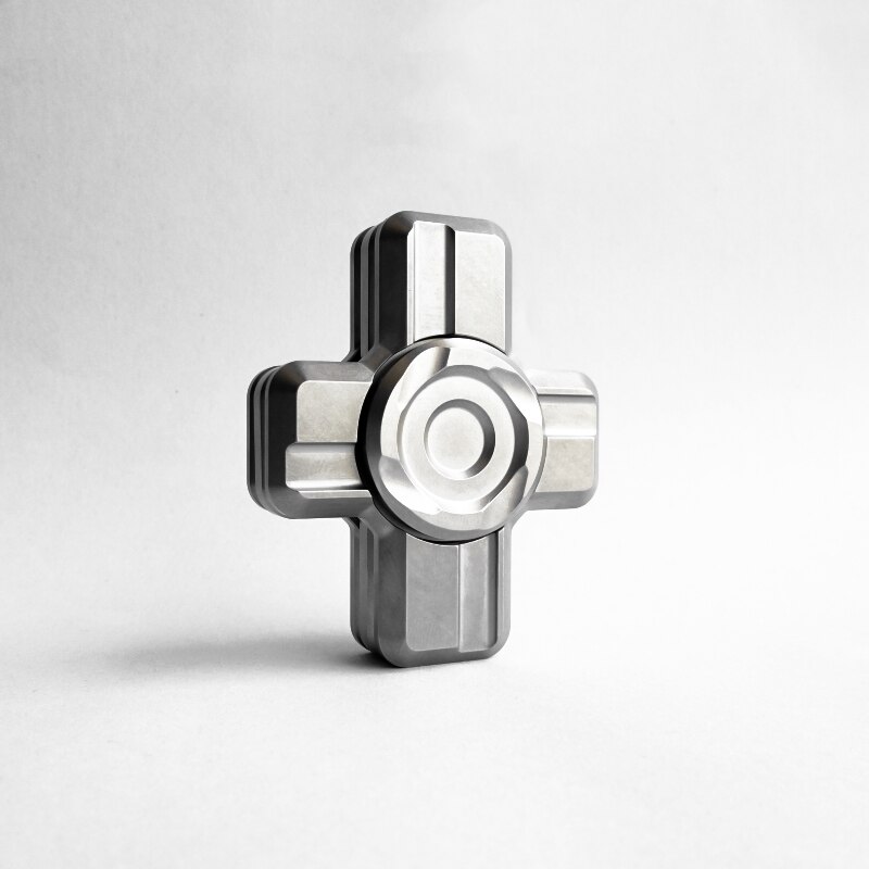 TQ EDC Titanium Alloy Open Nail Fingertip Gyroscope Decompression Rotating Toys Fidget Spinner-metalfidget
