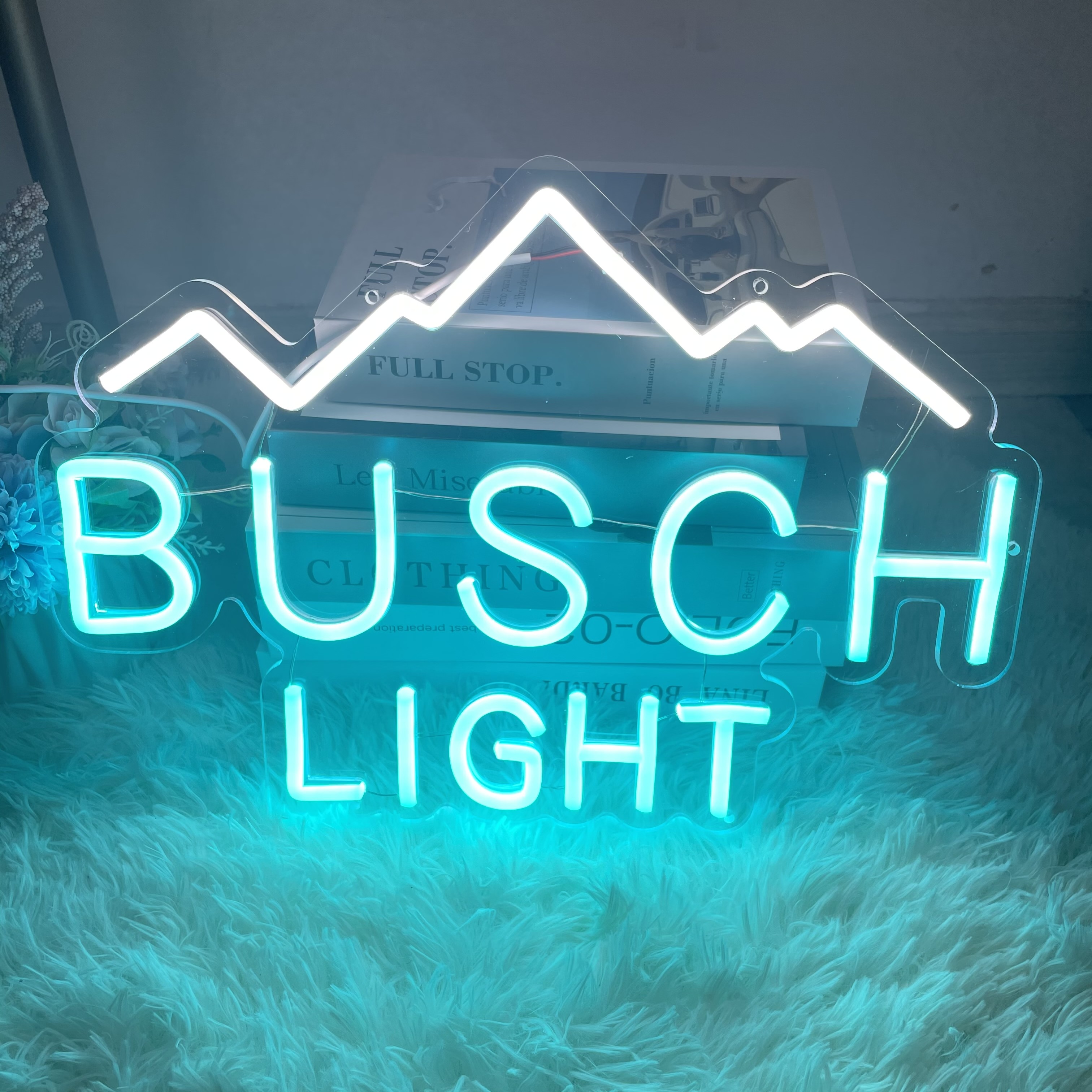Busch Light Neon Sign Busch Light for Bar Pub Club Wall Decor Gaming Room Bedroom Office  Cafe Party Decortions Night