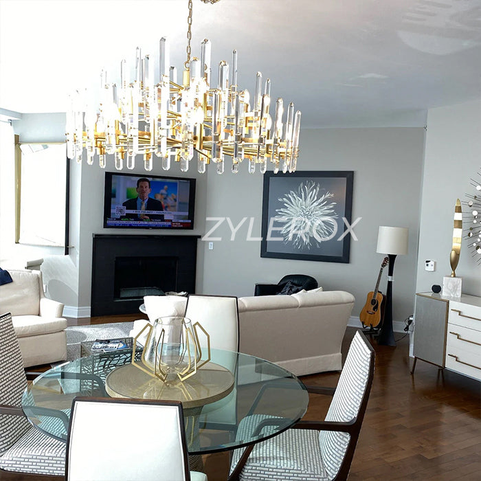 Bonnington Round Modern Chandelier 48 Inch for Dining Area