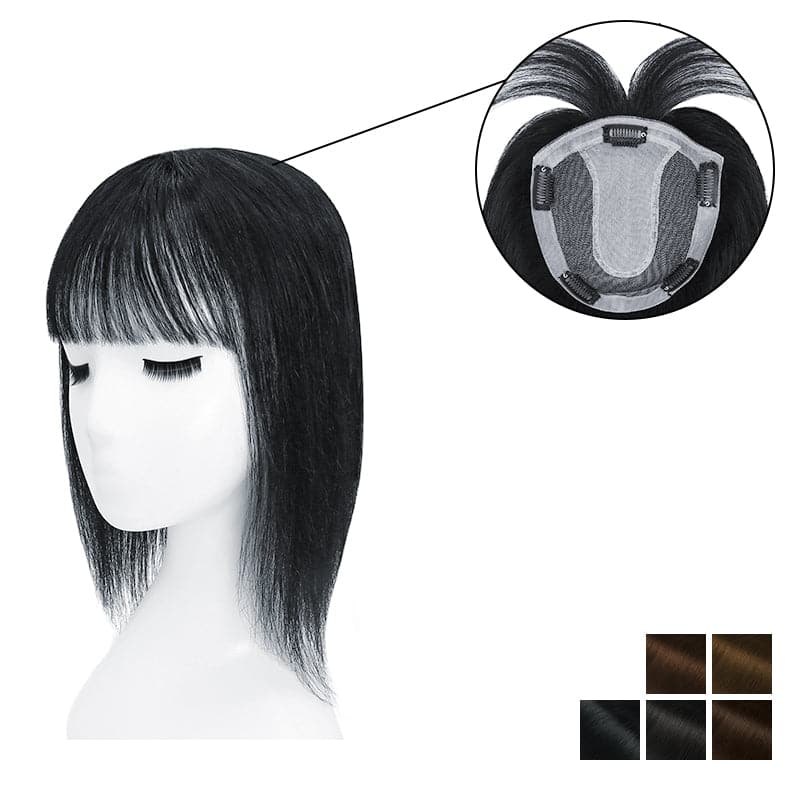 Human Hair Topper For Women Thinning Hair 15*16cm Silk Base Clearance