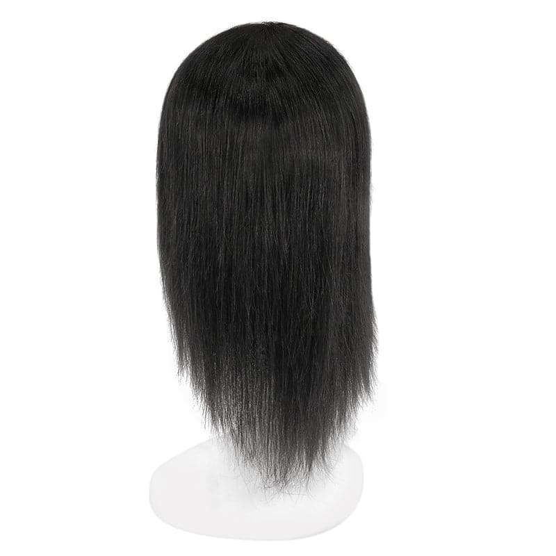 Dahlia  Natural Black Toppers For Hair Loss 6x8" Full Lace Base