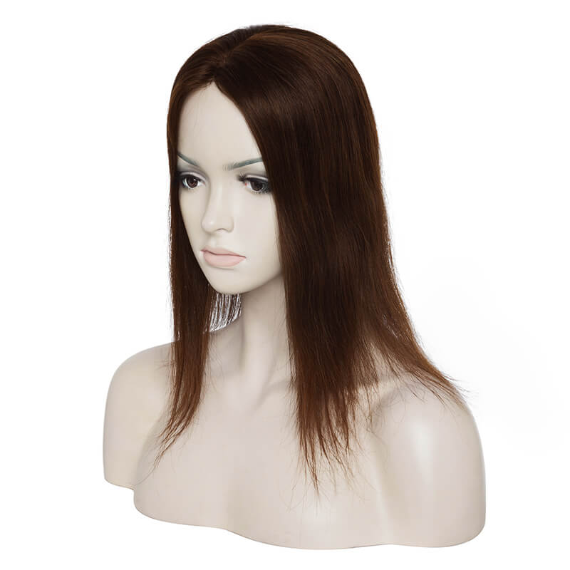 Human Hair Topper For Women Thinning Hair 15*16cm Silk Base Clearance