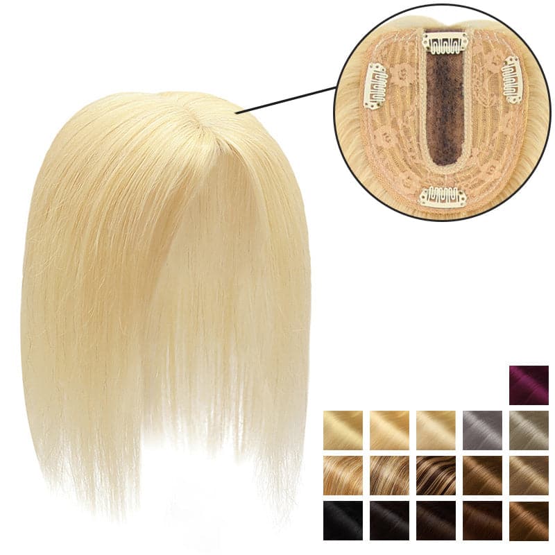 Susan Hair Topper For Women Thinning Crown 6-18", 10*12cm Silk Base All Shades