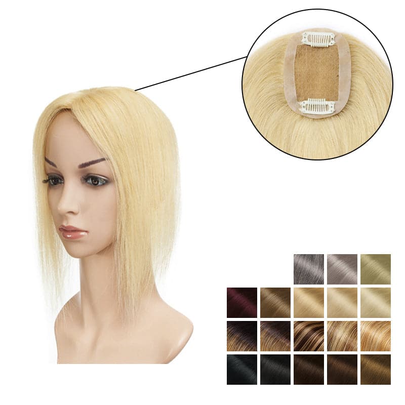 Daisy  Human Hair Topper For Women Thinning Crown 6*9cm Clearance