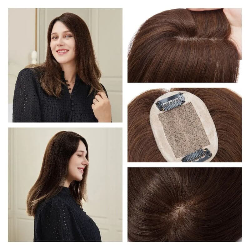 Daisy  Human Hair Topper For Women Thinning Crown 6*9cm Clearance