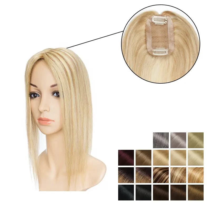 Daisy  Human Hair Topper For Women Thinning Crown 6*9cm Clearance