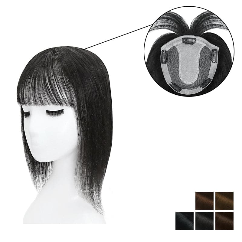 Human Hair Topper For Women Thinning Hair 15*16cm Silk Base Clearance