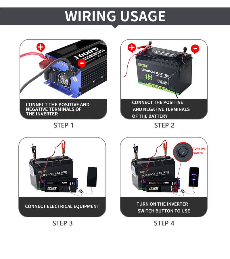 DC 12v/24v Auto to AC 220v Power Inverter