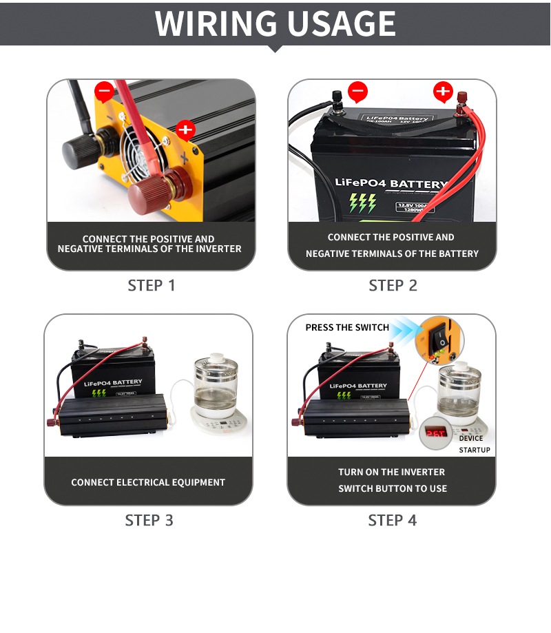DC 48v/60v Auto to AC 220v Power Inverter 1000w/1500kw/2000kw Pure Sine Wave