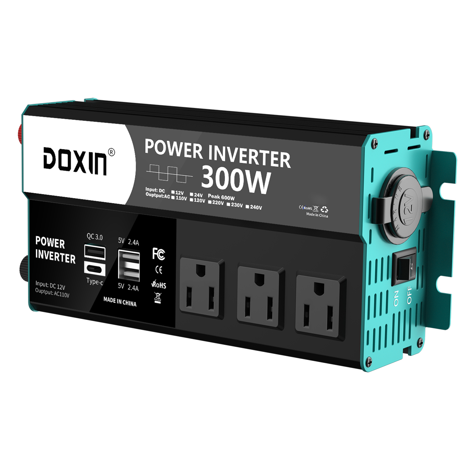 Car power inverter Black AY Series