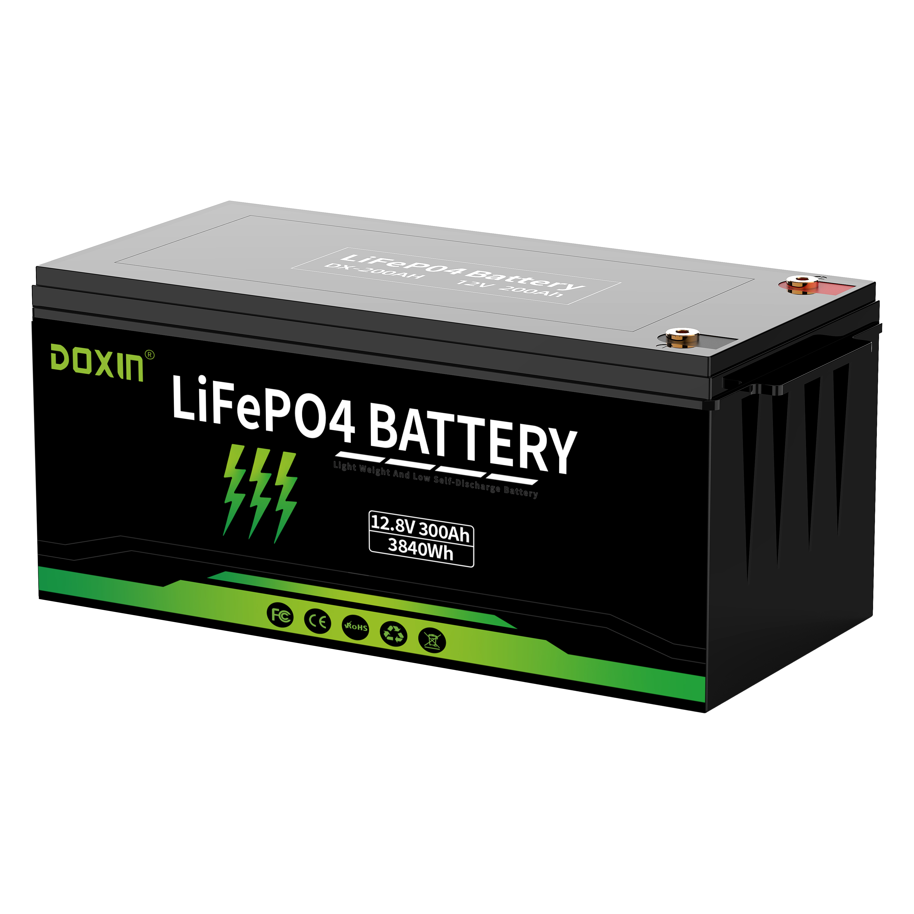 Lithium battery 12V 300Ah DX-12300LB