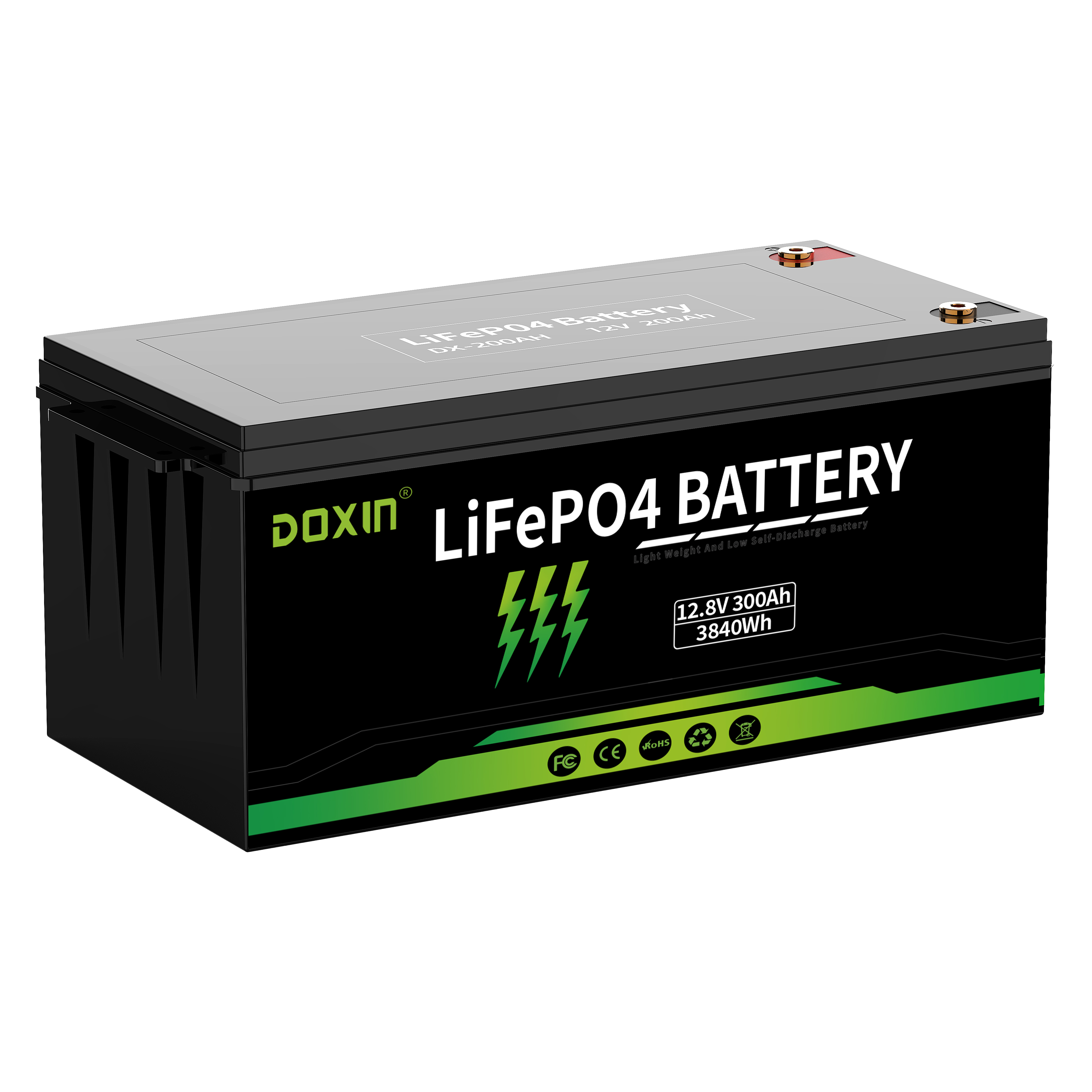 Lithium battery 12V 300Ah DX-12300LB