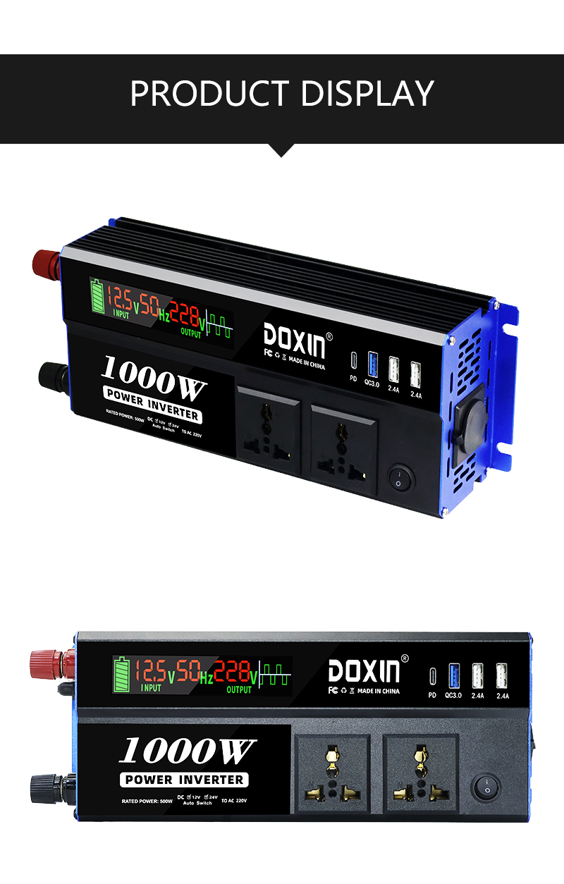 DC 12v/24v Auto to AC 220v Power Inverter