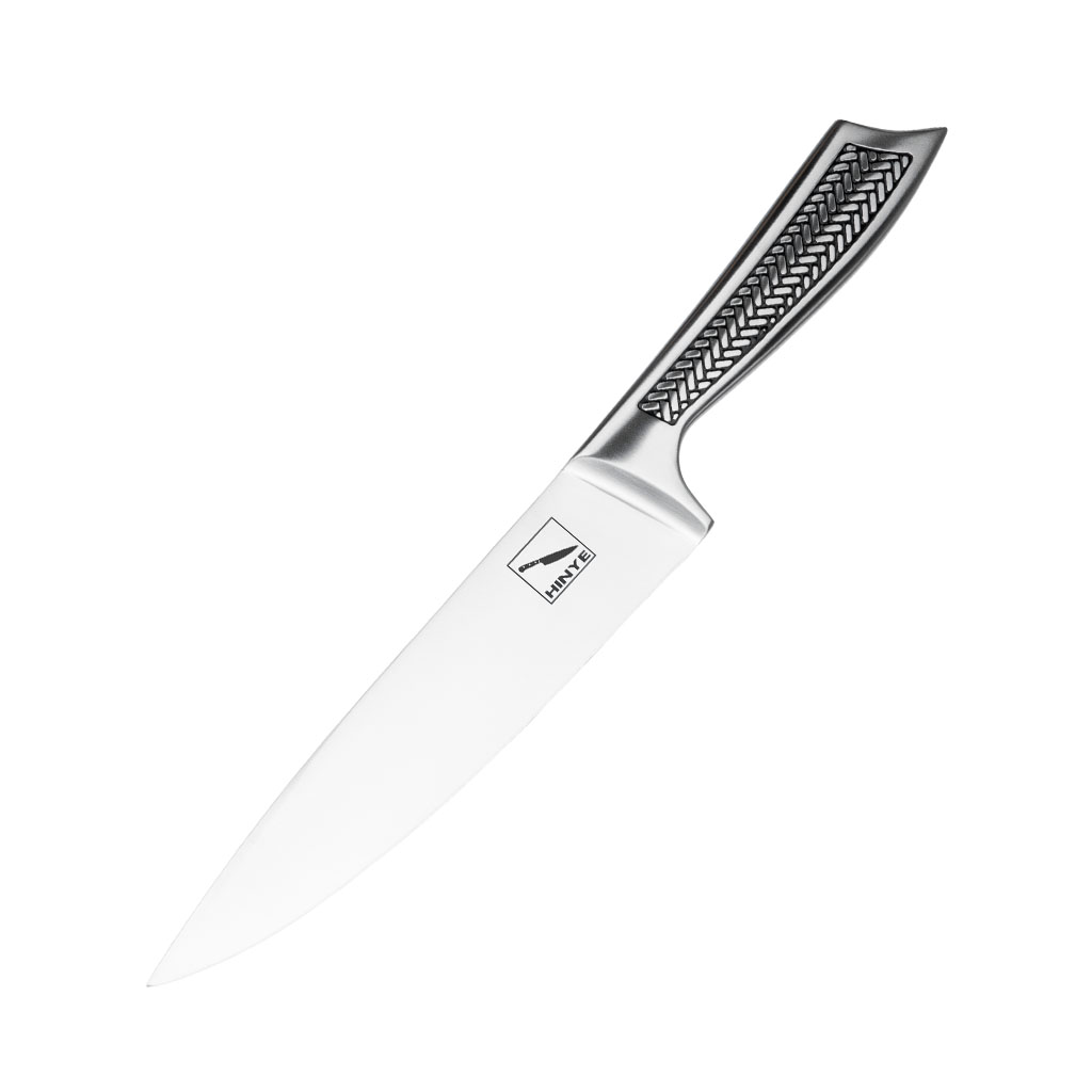 Hinye- 8" Hollow Handle Embossed Chef's Knife