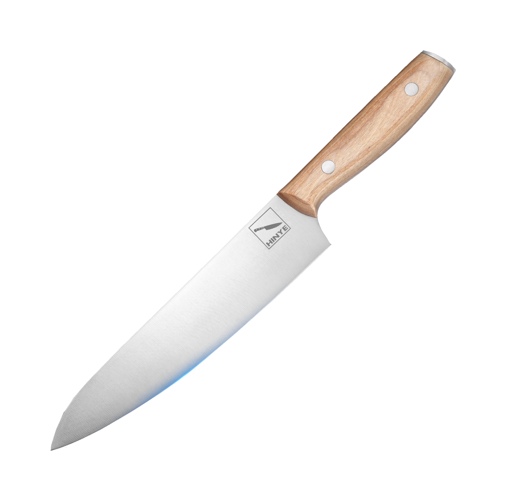 Hinye-8" CHEF'S KNIFE VG10 STEEL NATURAL MAHOGANY HANDLE 