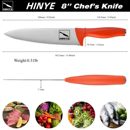 Hinye-Acciaio 8" Chef