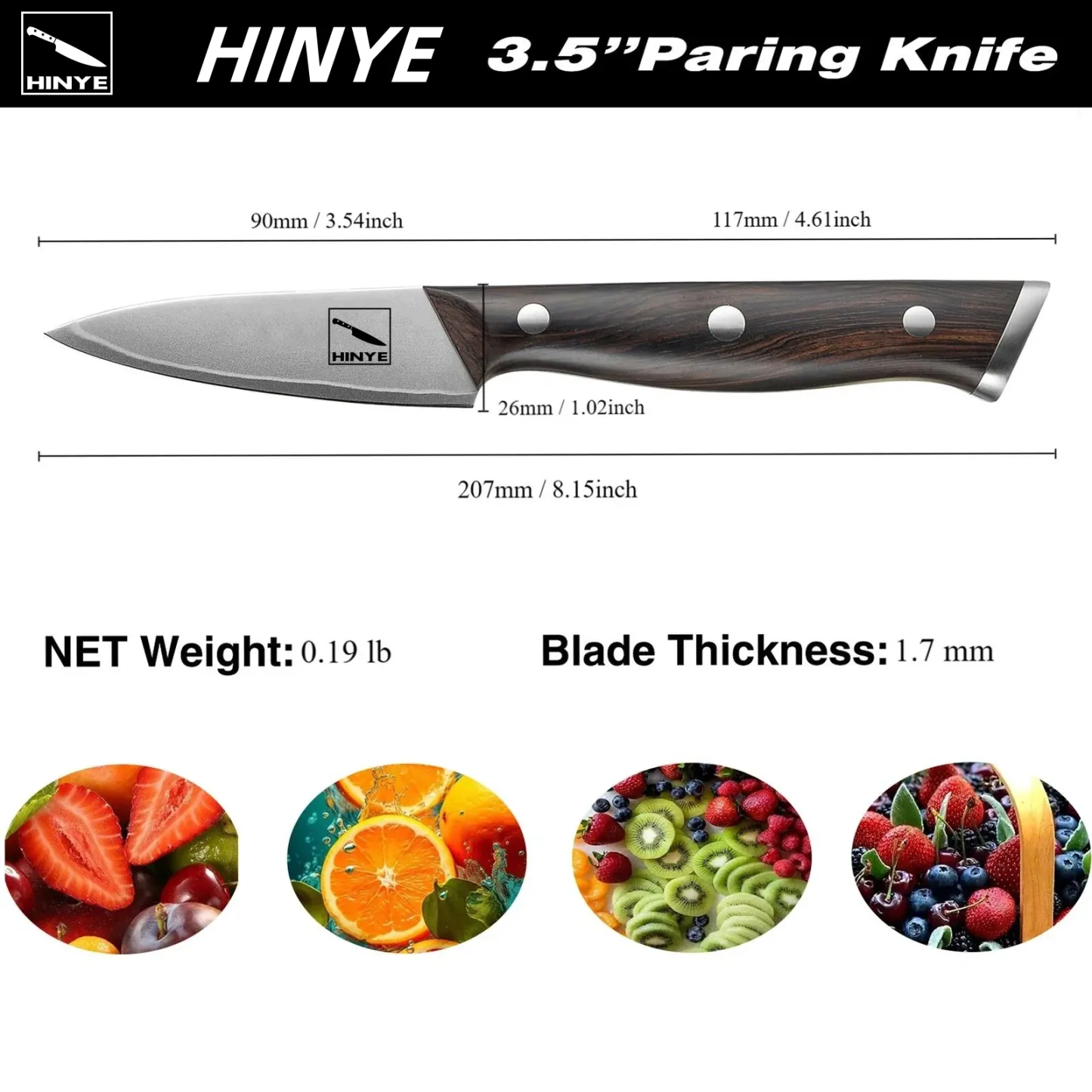 Hinye-Rondure 3.5" Paring