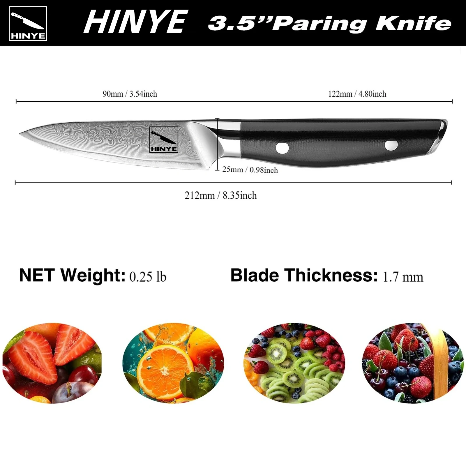Hinye-Luxor 3.5" Paring