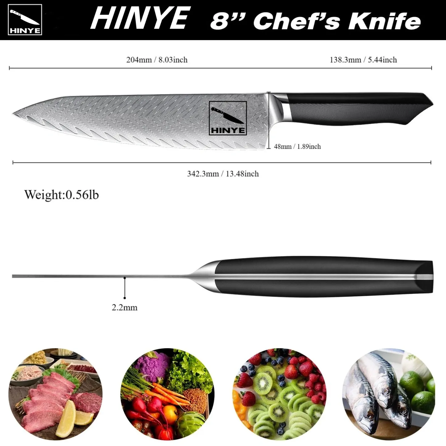 Hinye-Helix 8" Chef