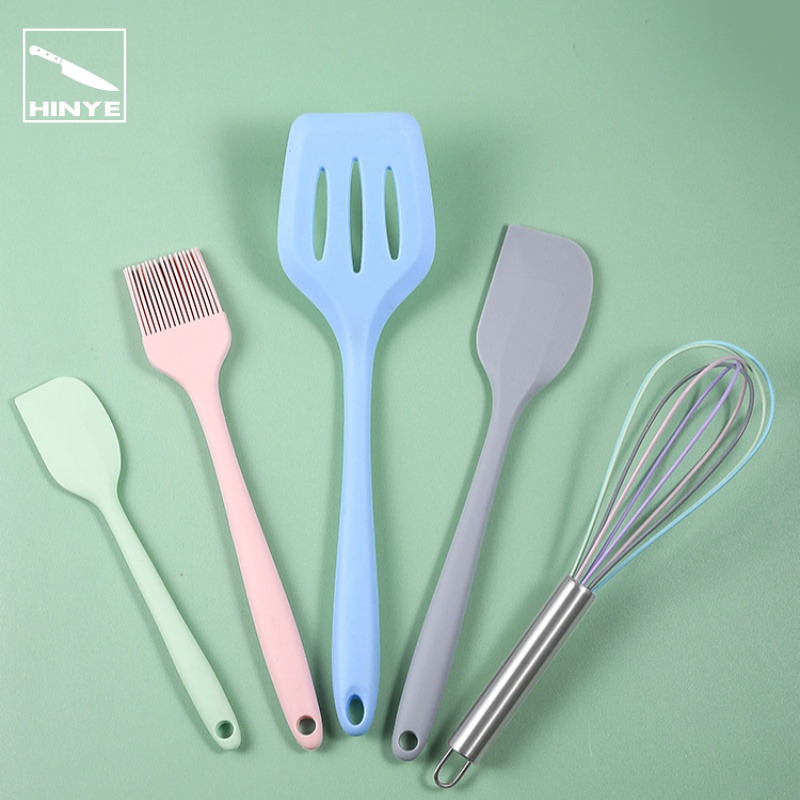 Hinye-Baking Tool 5-Piece Set Integrated with Full Silicone