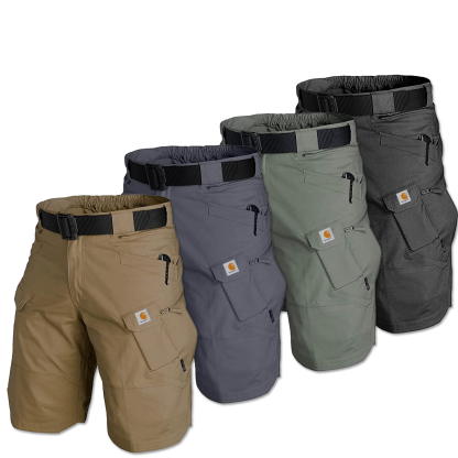 Carhkhjgartt Men's Waterproof Outdoor Cargo Shorts