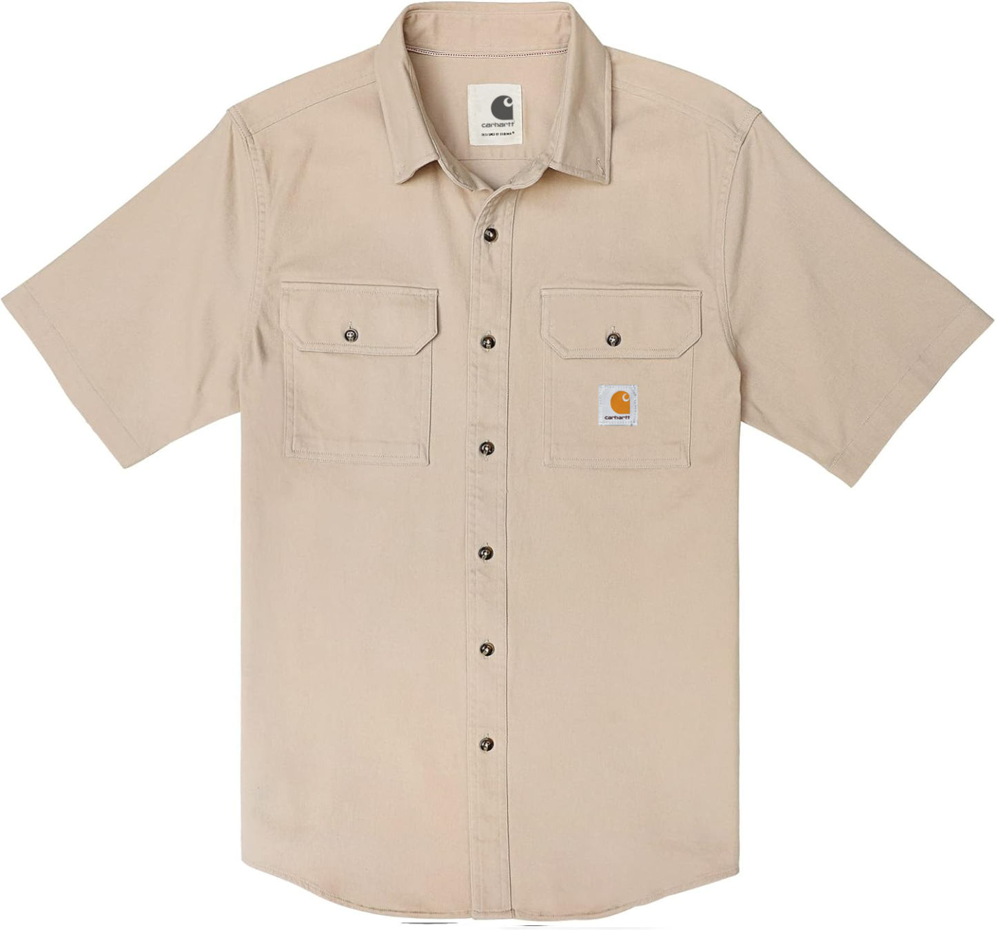 Carhkhjgartt Men's Short Sleeve Button Down Shirt
