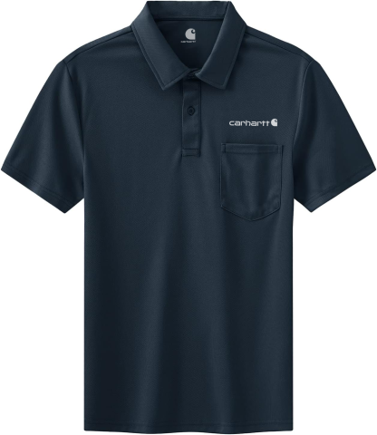 Carhkhjgartt Men's Quick Dry Short Sleeve Polo Shirt with Pockets